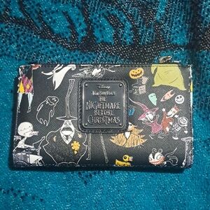 Disney Black and Colorful Nightmare Before Christmas Wallet